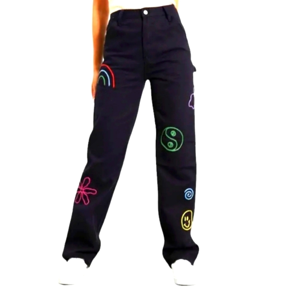 PacSun '90s Embellished Carpenter Pants....Size 26